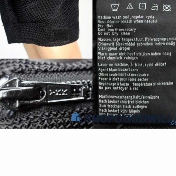 Harley Davidson Black Embroidered Zip Up Jacket - Size S. - Picture 4 of 5